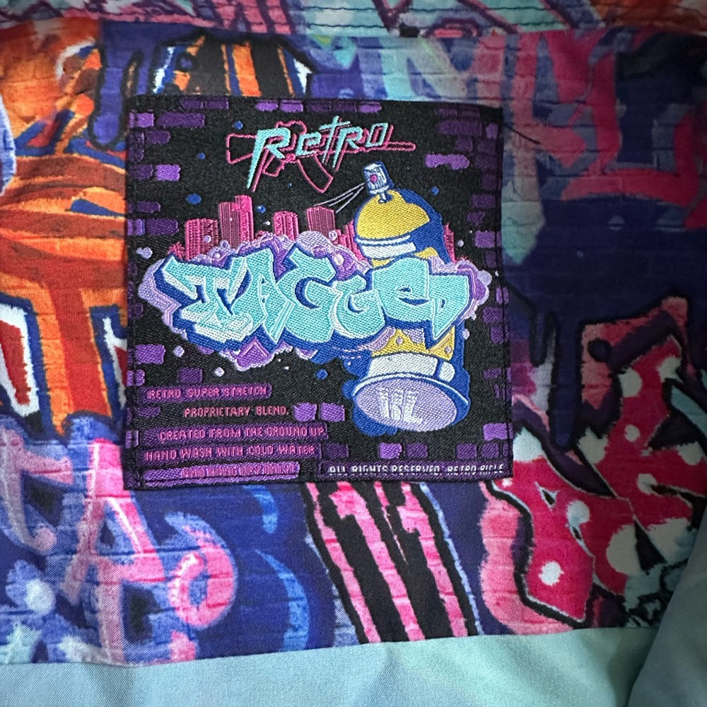 Retro Rifle graffiti Men's Shirt - Picture 4 of 4